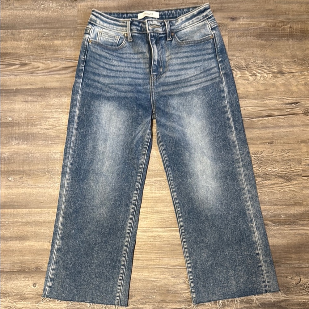 Women's Blue Wide-Leg Jeans